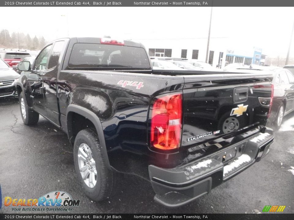 2019 Chevrolet Colorado LT Extended Cab 4x4 Black / Jet Black Photo #3