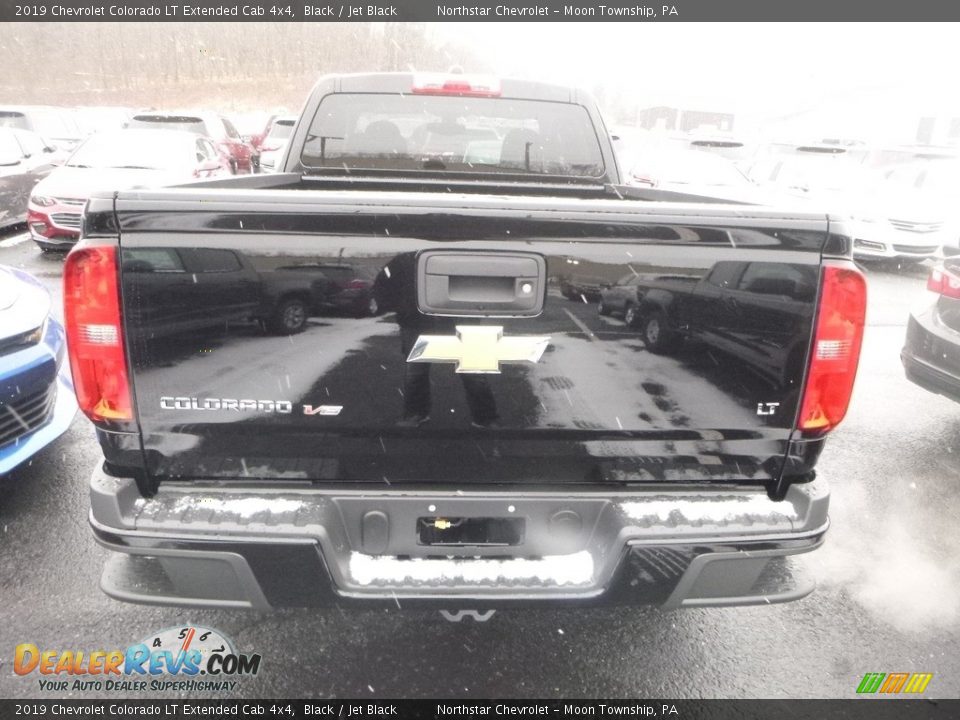 2019 Chevrolet Colorado LT Extended Cab 4x4 Black / Jet Black Photo #4