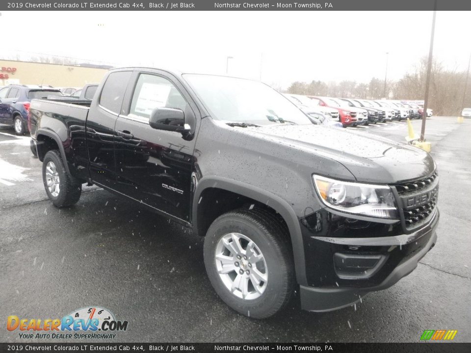 2019 Chevrolet Colorado LT Extended Cab 4x4 Black / Jet Black Photo #6