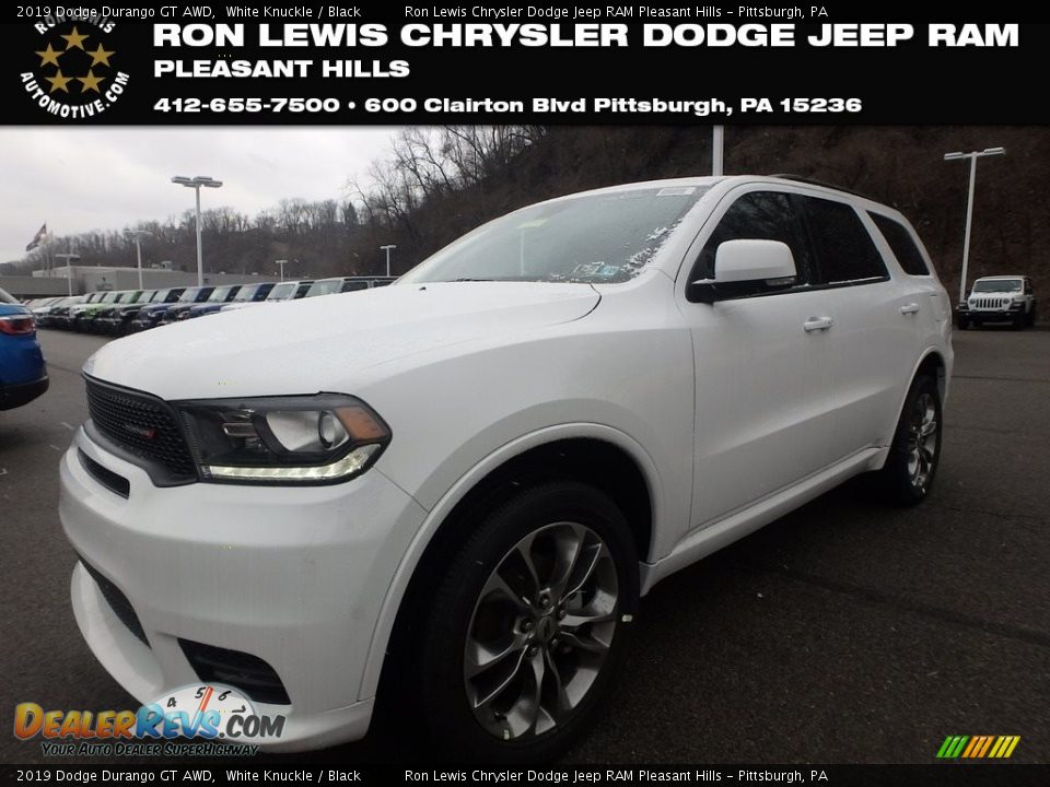 2019 Dodge Durango GT AWD White Knuckle / Black Photo #1