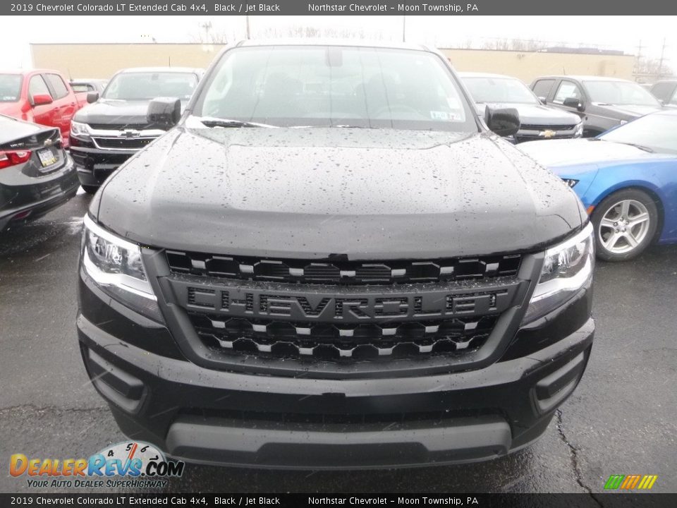 2019 Chevrolet Colorado LT Extended Cab 4x4 Black / Jet Black Photo #7