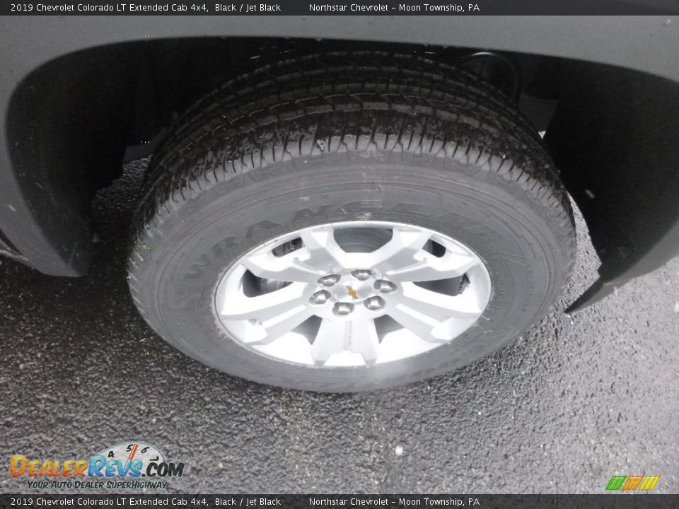 2019 Chevrolet Colorado LT Extended Cab 4x4 Black / Jet Black Photo #8