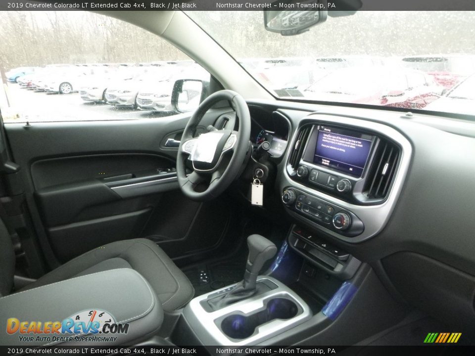 2019 Chevrolet Colorado LT Extended Cab 4x4 Black / Jet Black Photo #10