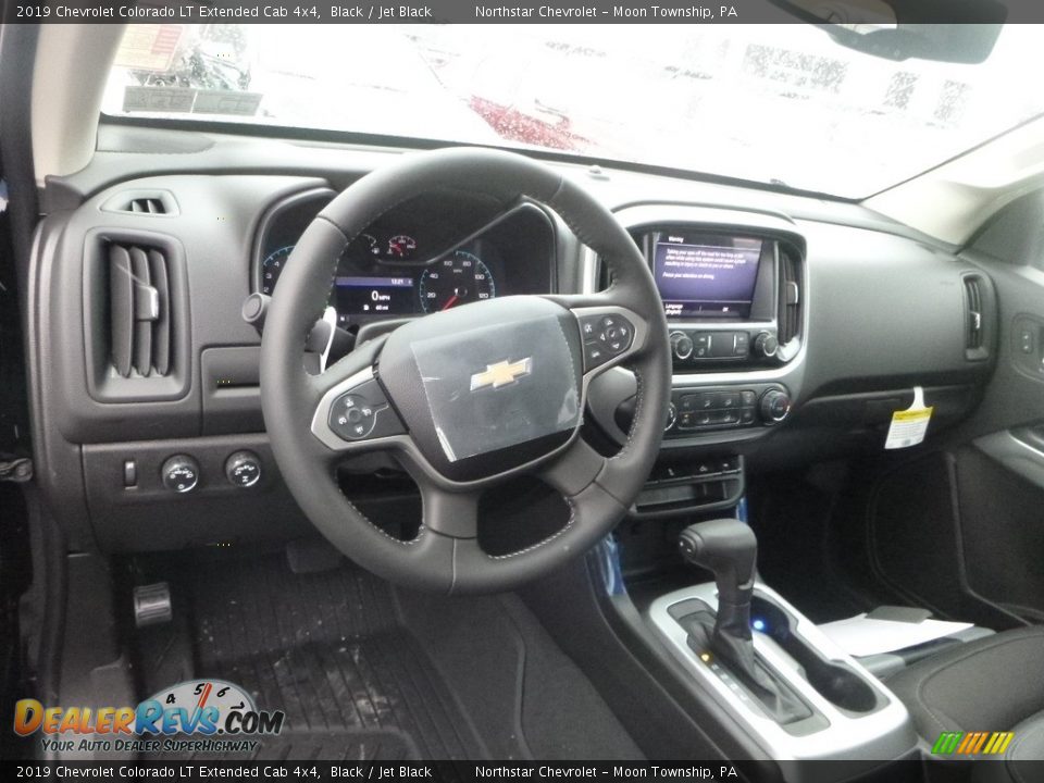 2019 Chevrolet Colorado LT Extended Cab 4x4 Black / Jet Black Photo #12