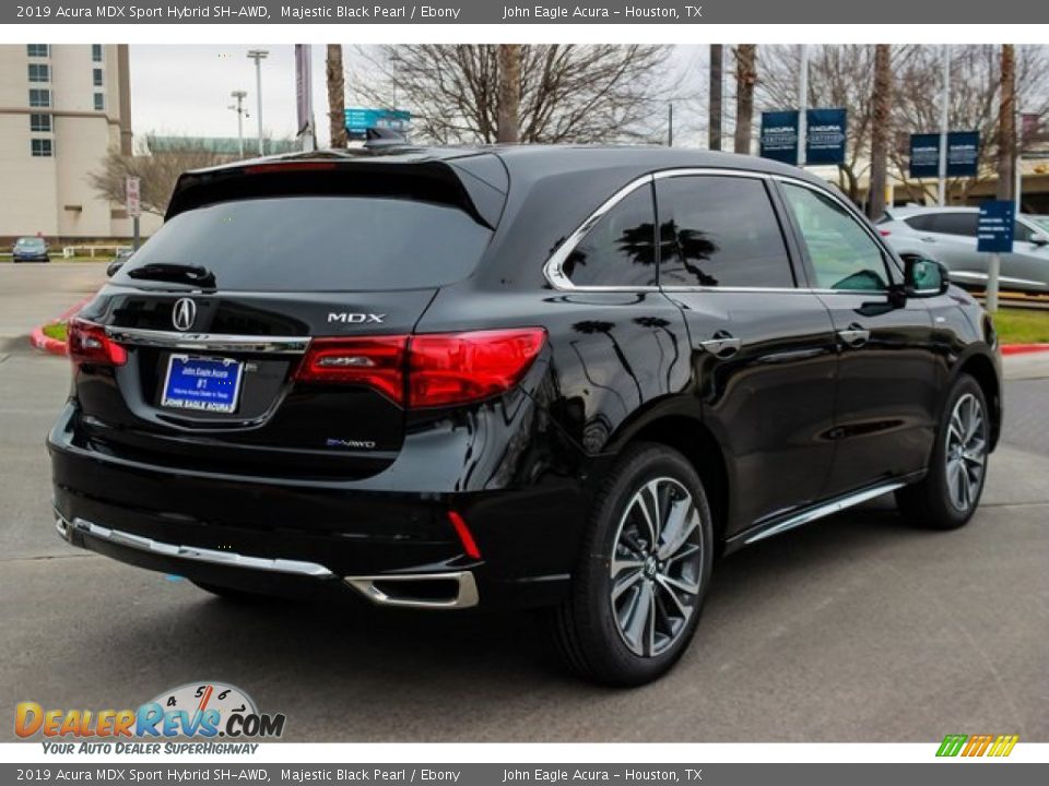2019 Acura MDX Sport Hybrid SH-AWD Majestic Black Pearl / Ebony Photo #7