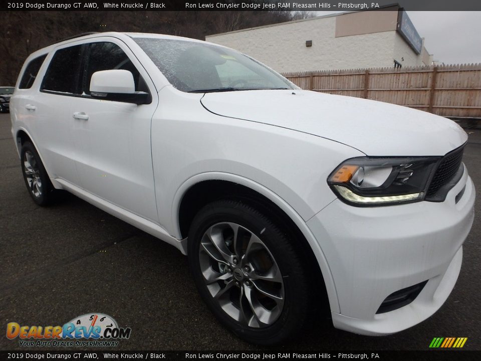 2019 Dodge Durango GT AWD White Knuckle / Black Photo #7