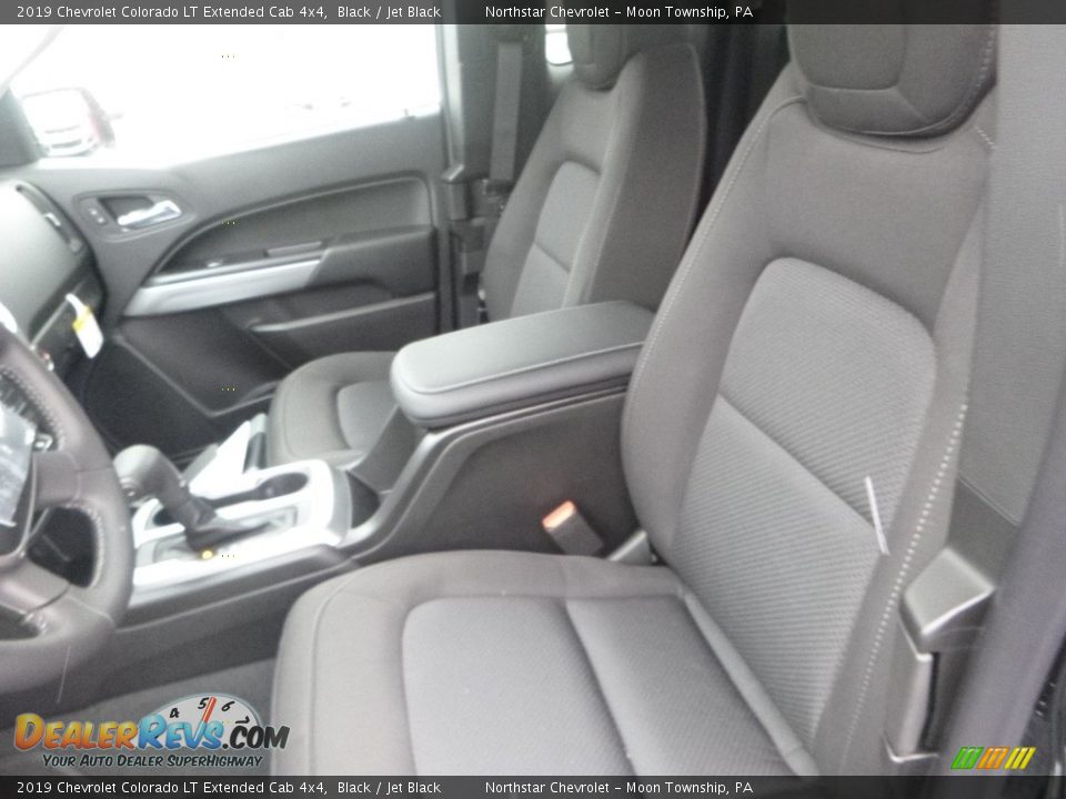 2019 Chevrolet Colorado LT Extended Cab 4x4 Black / Jet Black Photo #14