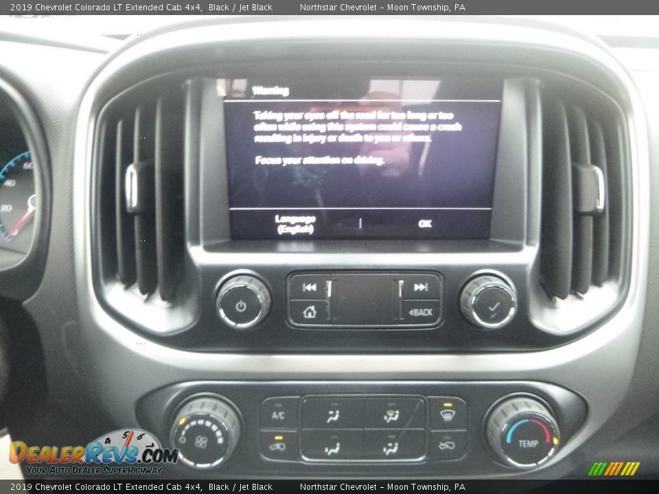 2019 Chevrolet Colorado LT Extended Cab 4x4 Black / Jet Black Photo #16
