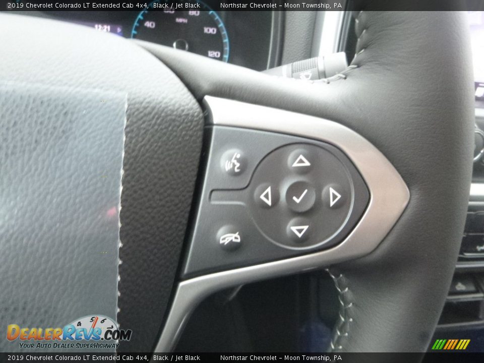2019 Chevrolet Colorado LT Extended Cab 4x4 Black / Jet Black Photo #18