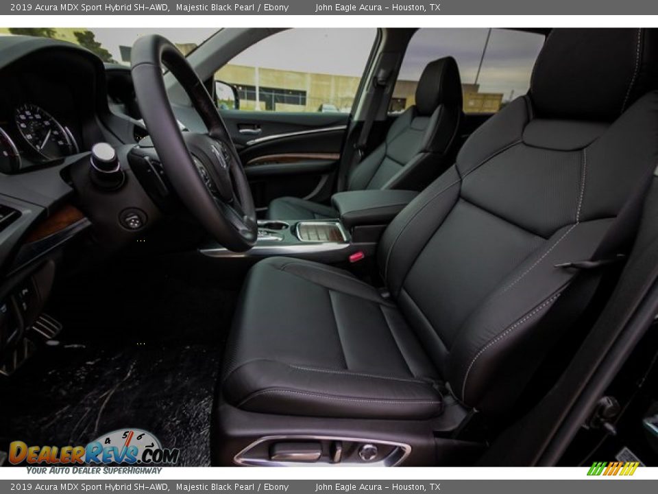 2019 Acura MDX Sport Hybrid SH-AWD Majestic Black Pearl / Ebony Photo #16