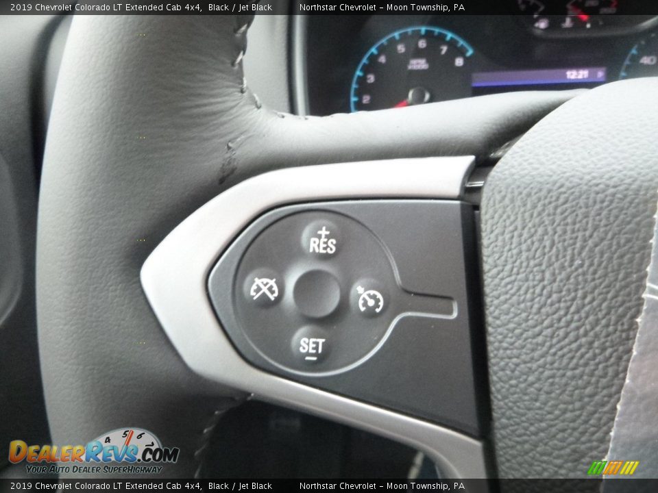 2019 Chevrolet Colorado LT Extended Cab 4x4 Black / Jet Black Photo #19