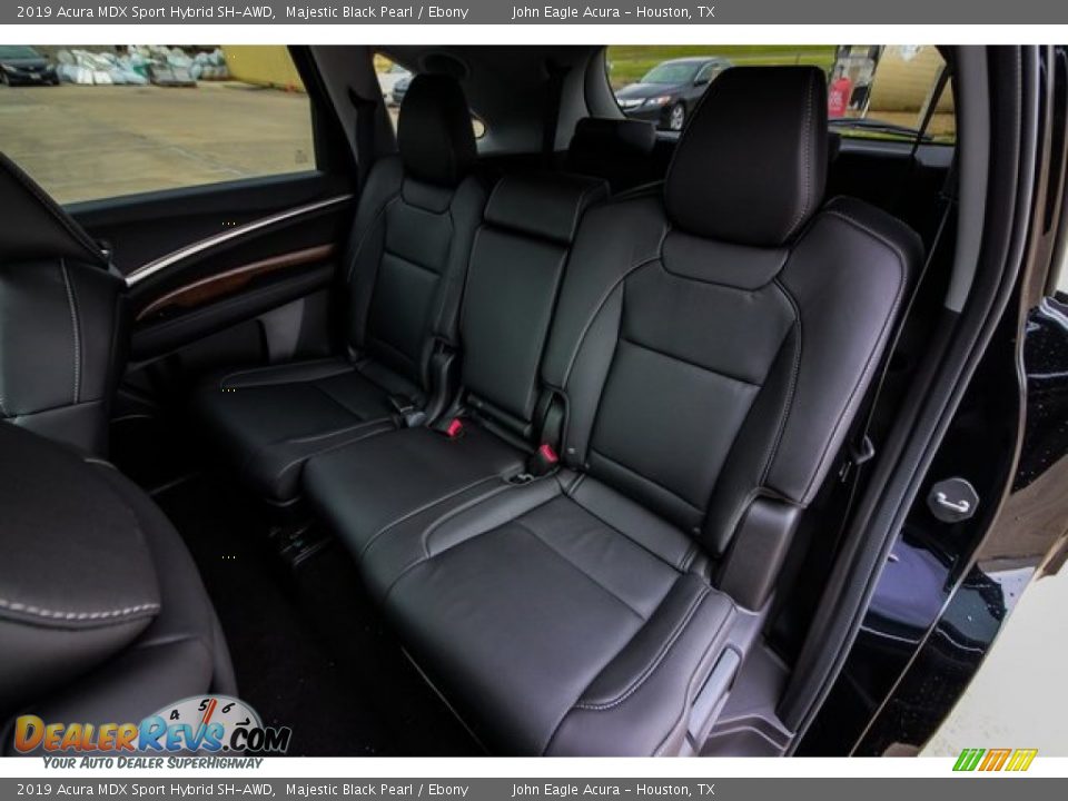 Rear Seat of 2019 Acura MDX Sport Hybrid SH-AWD Photo #18