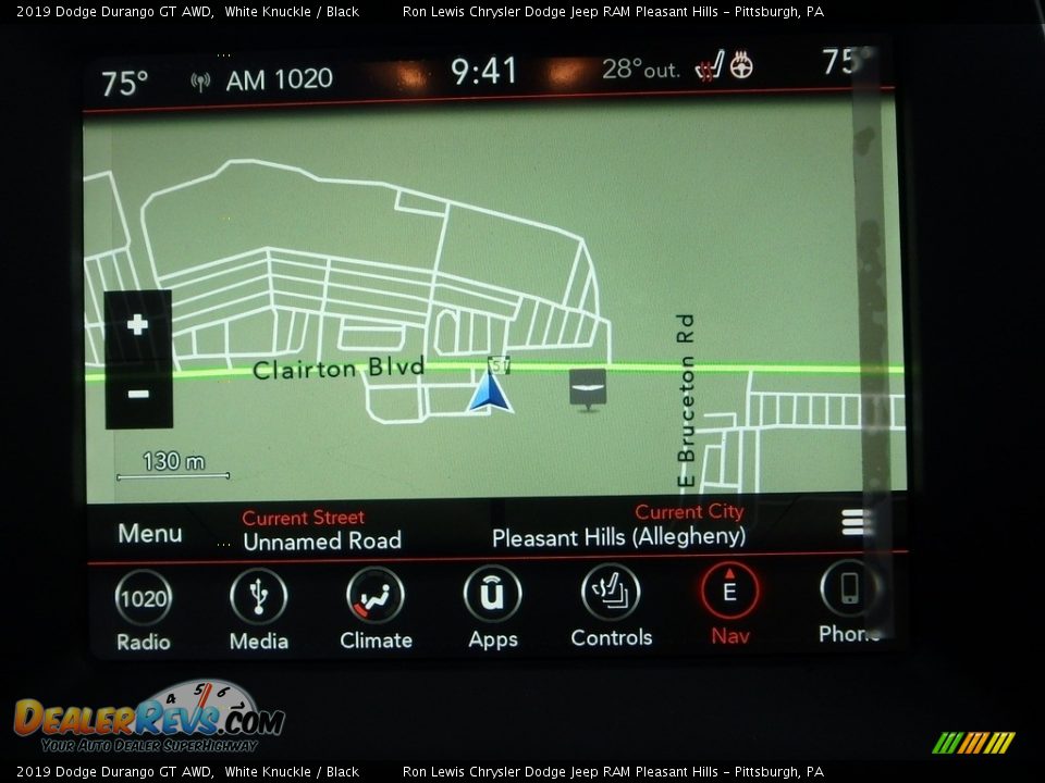 2019 Dodge Durango GT AWD White Knuckle / Black Photo #17