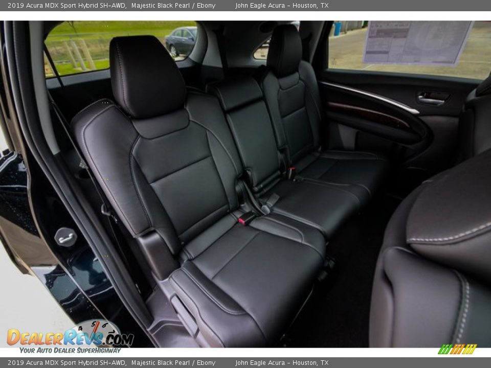 Rear Seat of 2019 Acura MDX Sport Hybrid SH-AWD Photo #22