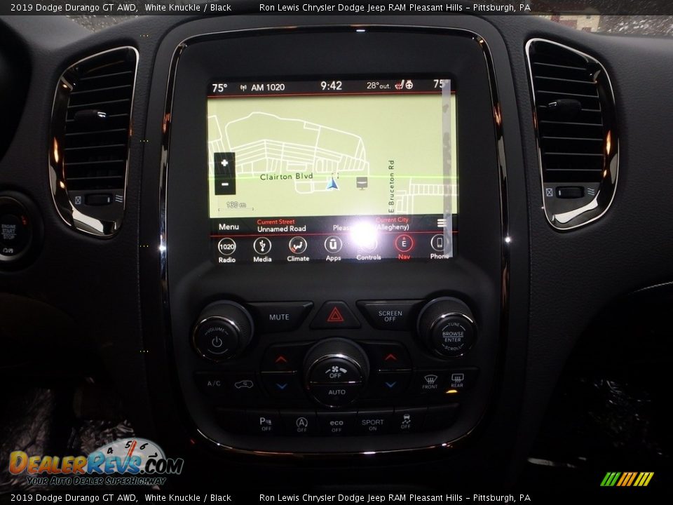 2019 Dodge Durango GT AWD White Knuckle / Black Photo #18