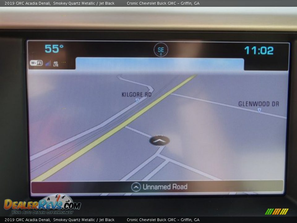 2019 GMC Acadia Denali Smokey Quartz Metallic / Jet Black Photo #19