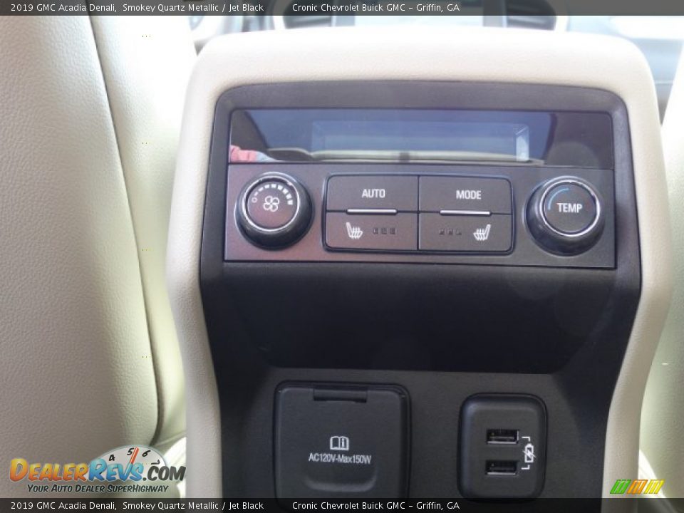 2019 GMC Acadia Denali Smokey Quartz Metallic / Jet Black Photo #27