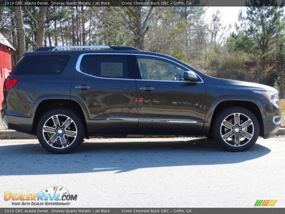 2019 GMC Acadia Denali Smokey Quartz Metallic / Jet Black Photo #36