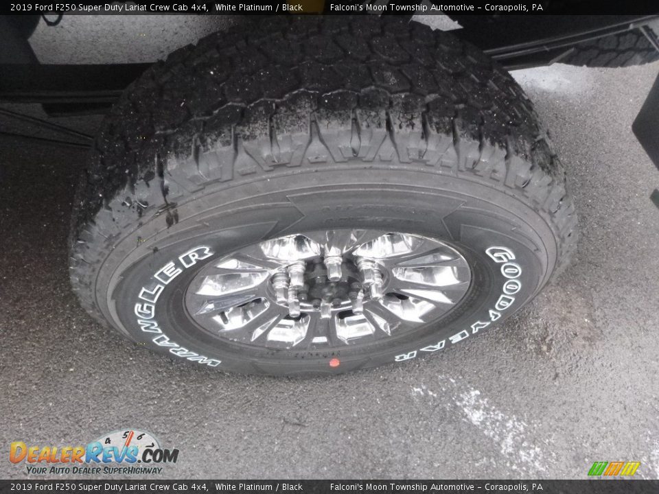 2019 Ford F250 Super Duty Lariat Crew Cab 4x4 White Platinum / Black Photo #7