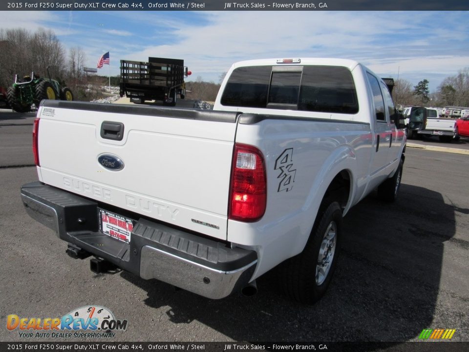 2015 Ford F250 Super Duty XLT Crew Cab 4x4 Oxford White / Steel Photo #5