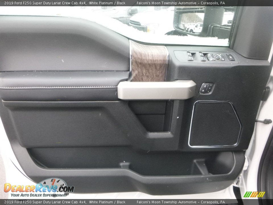 2019 Ford F250 Super Duty Lariat Crew Cab 4x4 White Platinum / Black Photo #10