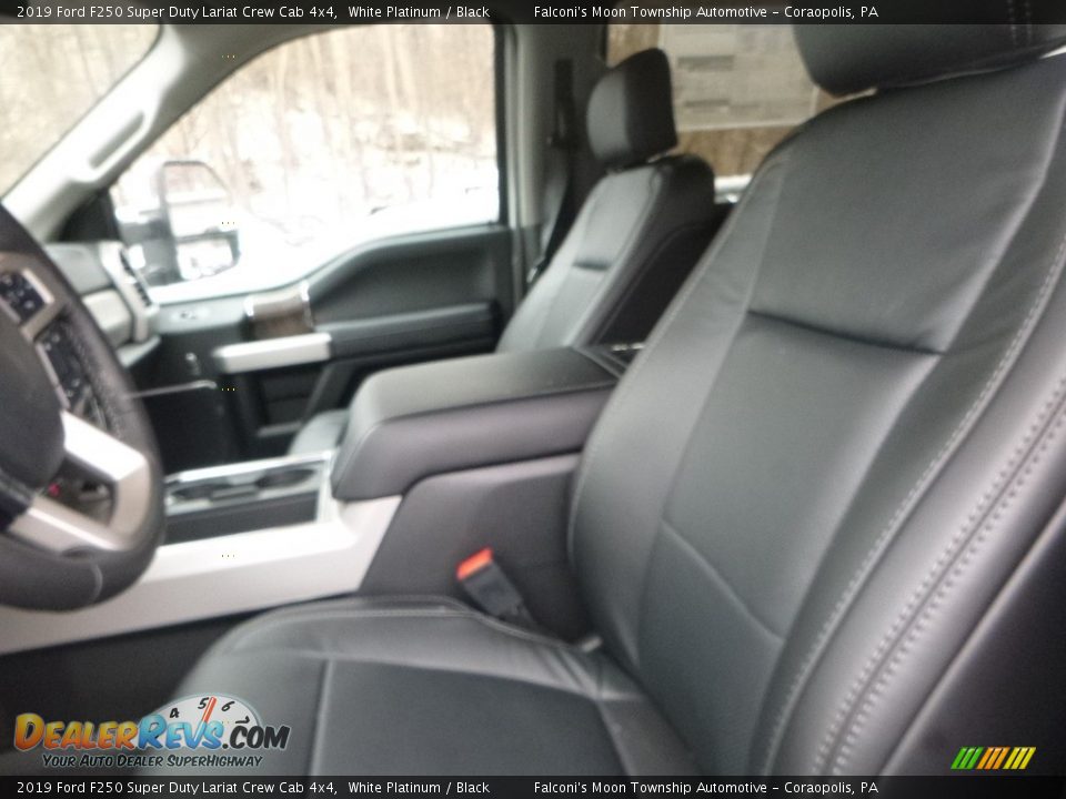 2019 Ford F250 Super Duty Lariat Crew Cab 4x4 White Platinum / Black Photo #11