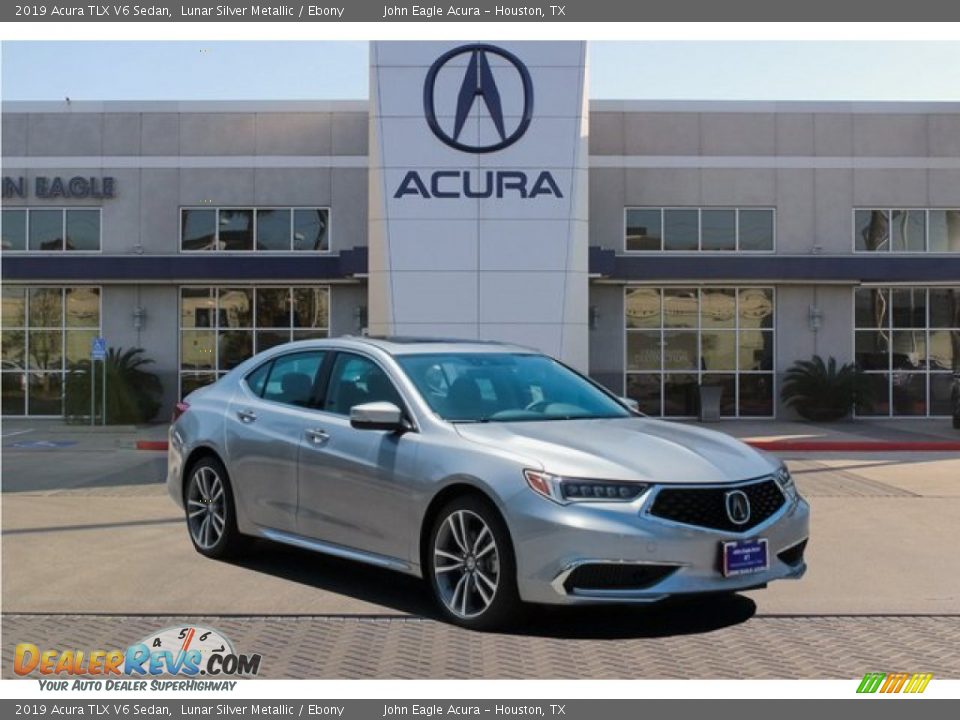 2019 Acura TLX V6 Sedan Lunar Silver Metallic / Ebony Photo #1
