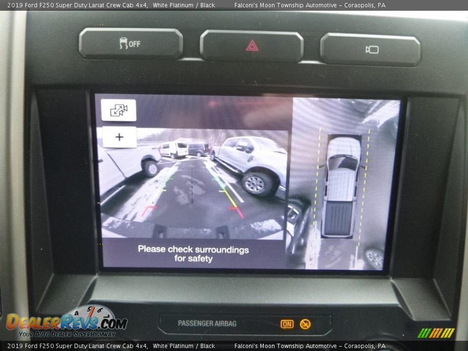 2019 Ford F250 Super Duty Lariat Crew Cab 4x4 White Platinum / Black Photo #15
