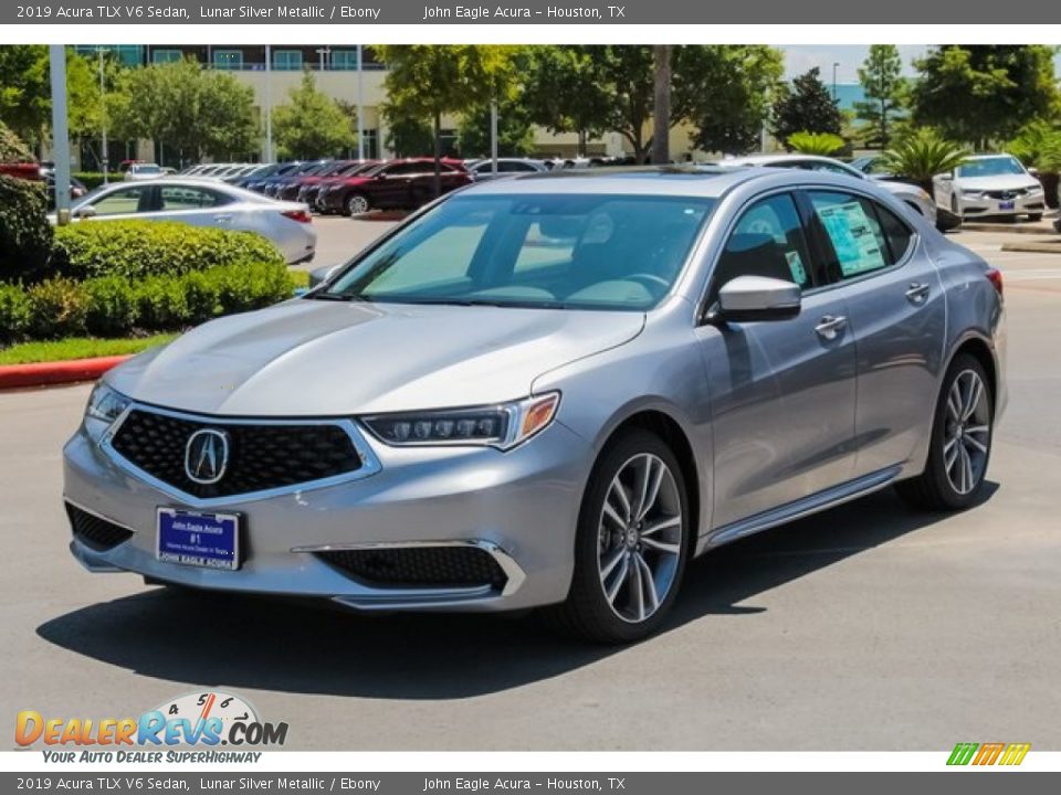 2019 Acura TLX V6 Sedan Lunar Silver Metallic / Ebony Photo #3