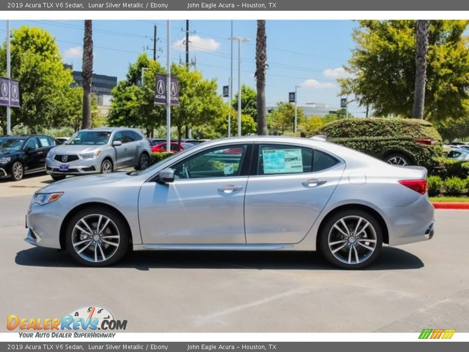 2019 Acura TLX V6 Sedan Lunar Silver Metallic / Ebony Photo #4