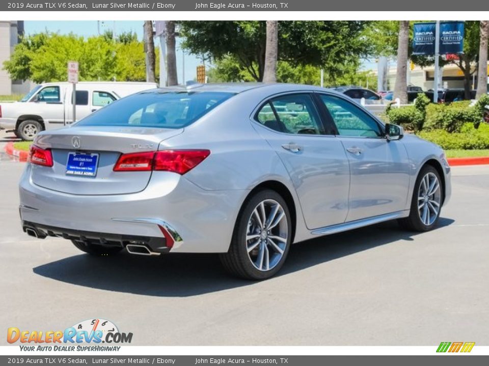 2019 Acura TLX V6 Sedan Lunar Silver Metallic / Ebony Photo #7