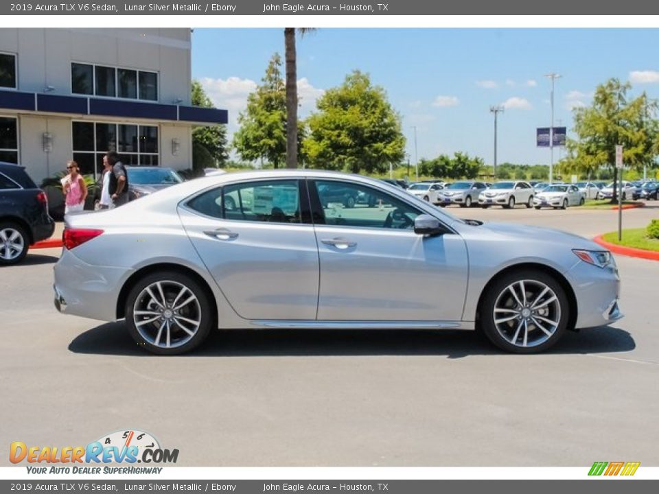 2019 Acura TLX V6 Sedan Lunar Silver Metallic / Ebony Photo #8