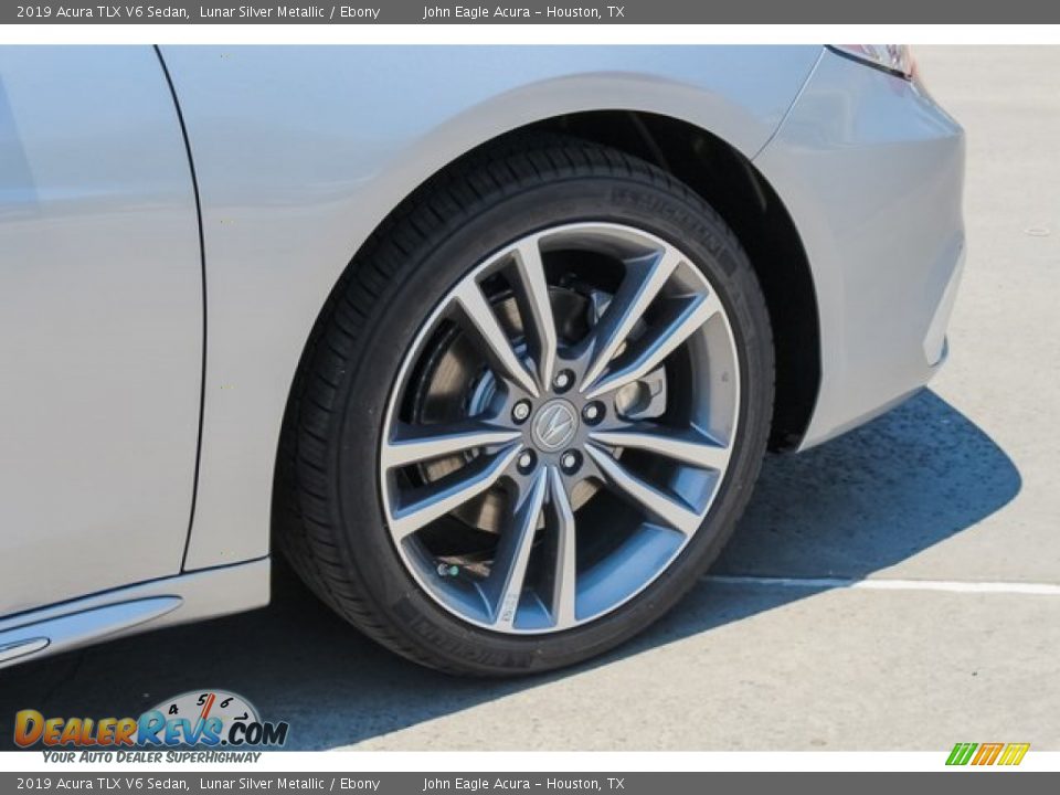 2019 Acura TLX V6 Sedan Lunar Silver Metallic / Ebony Photo #10