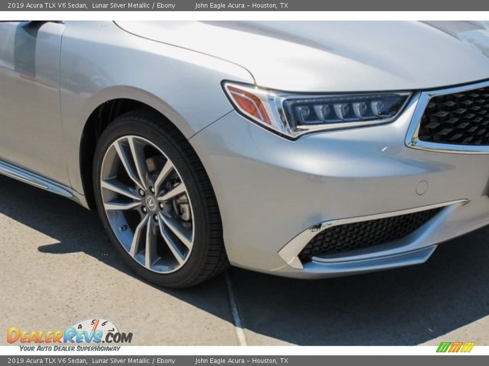 2019 Acura TLX V6 Sedan Lunar Silver Metallic / Ebony Photo #11
