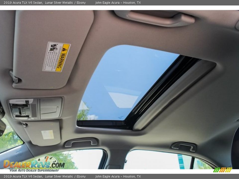 2019 Acura TLX V6 Sedan Lunar Silver Metallic / Ebony Photo #14