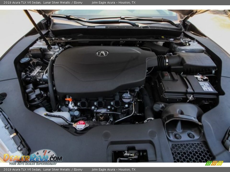 2019 Acura TLX V6 Sedan Lunar Silver Metallic / Ebony Photo #24