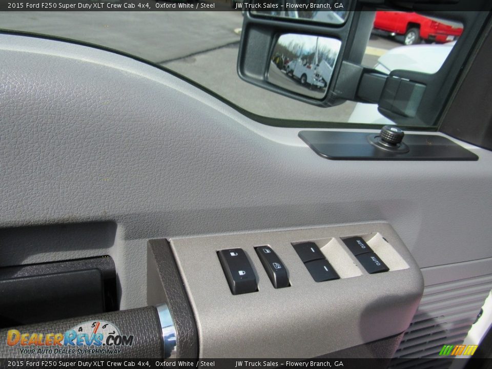 2015 Ford F250 Super Duty XLT Crew Cab 4x4 Oxford White / Steel Photo #25