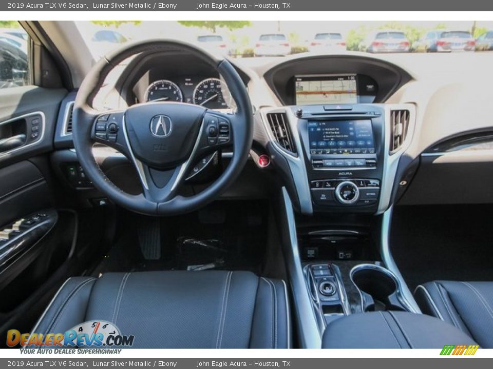 2019 Acura TLX V6 Sedan Lunar Silver Metallic / Ebony Photo #25