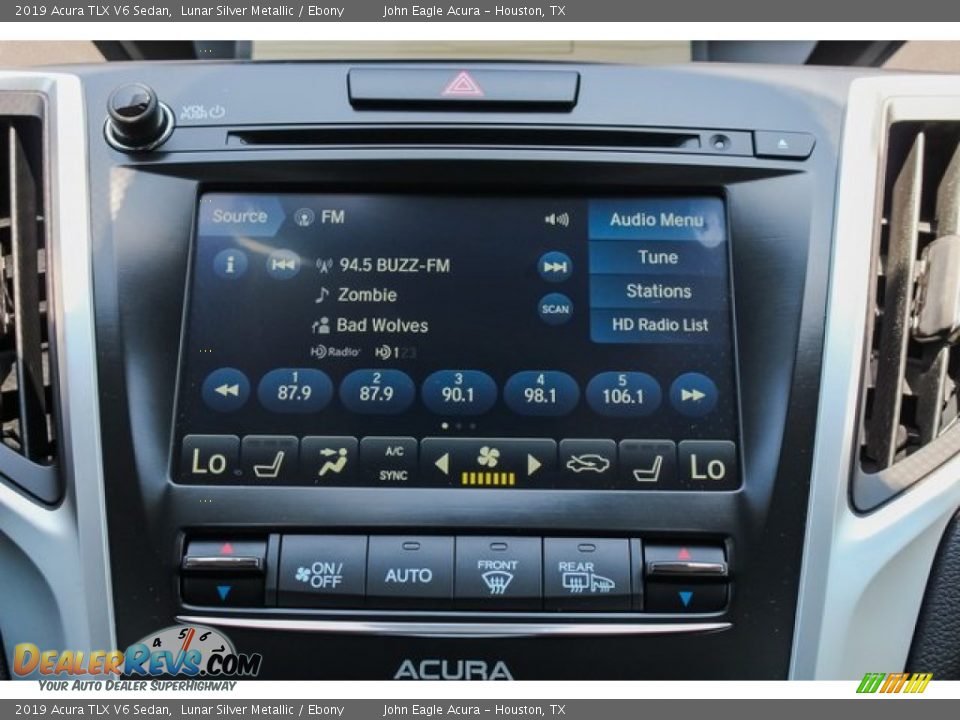 2019 Acura TLX V6 Sedan Lunar Silver Metallic / Ebony Photo #28