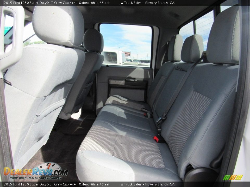2015 Ford F250 Super Duty XLT Crew Cab 4x4 Oxford White / Steel Photo #29