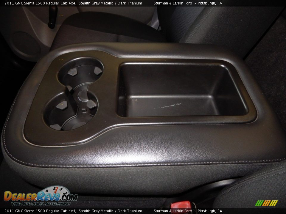 2011 GMC Sierra 1500 Regular Cab 4x4 Stealth Gray Metallic / Dark Titanium Photo #16
