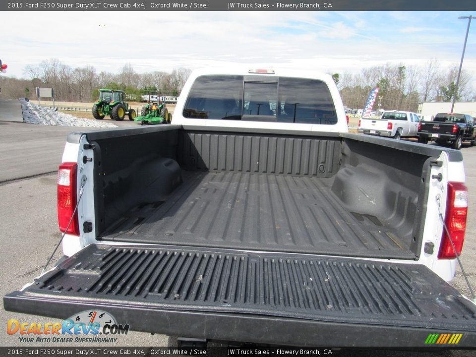 2015 Ford F250 Super Duty XLT Crew Cab 4x4 Oxford White / Steel Photo #36