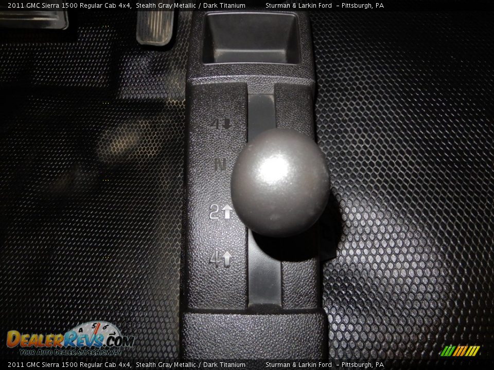 2011 GMC Sierra 1500 Regular Cab 4x4 Stealth Gray Metallic / Dark Titanium Photo #17