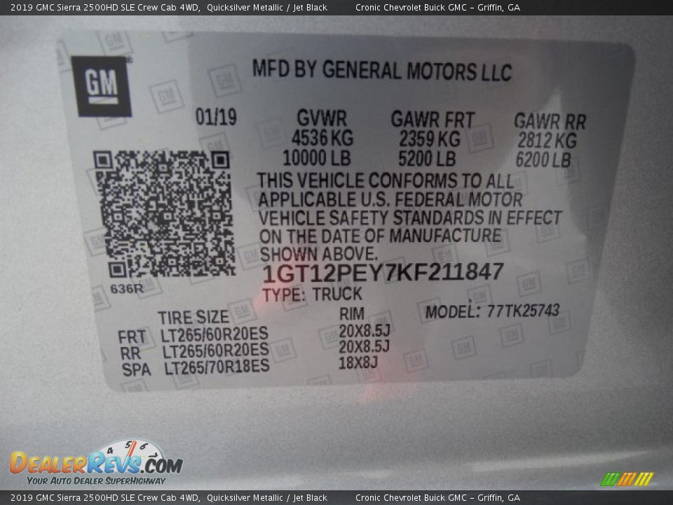 2019 GMC Sierra 2500HD SLE Crew Cab 4WD Quicksilver Metallic / Jet Black Photo #32