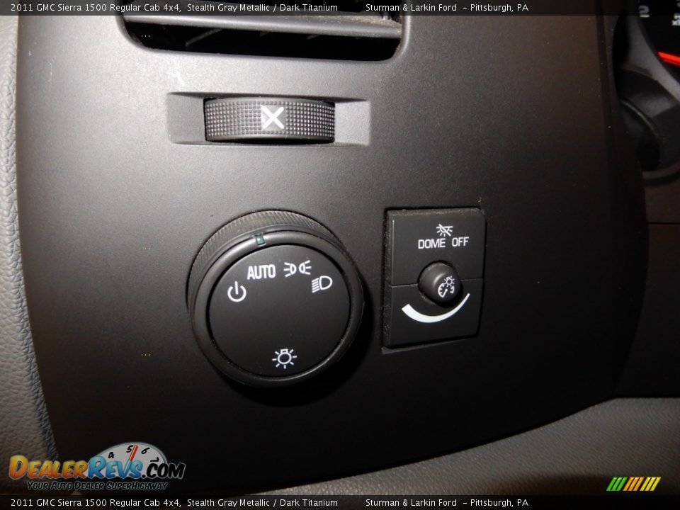 2011 GMC Sierra 1500 Regular Cab 4x4 Stealth Gray Metallic / Dark Titanium Photo #20