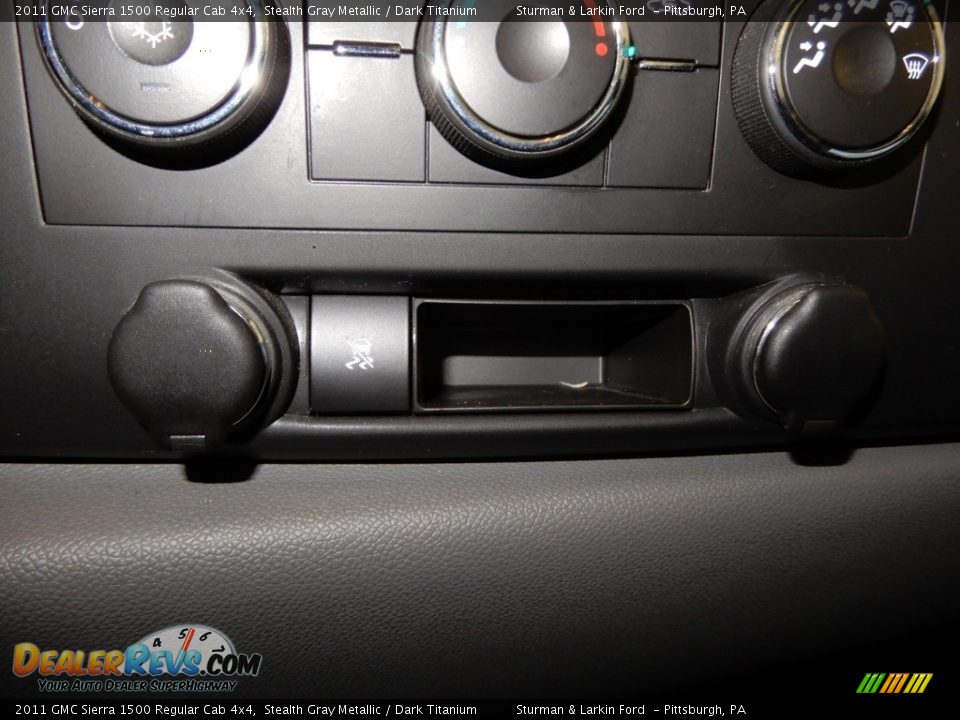 2011 GMC Sierra 1500 Regular Cab 4x4 Stealth Gray Metallic / Dark Titanium Photo #22