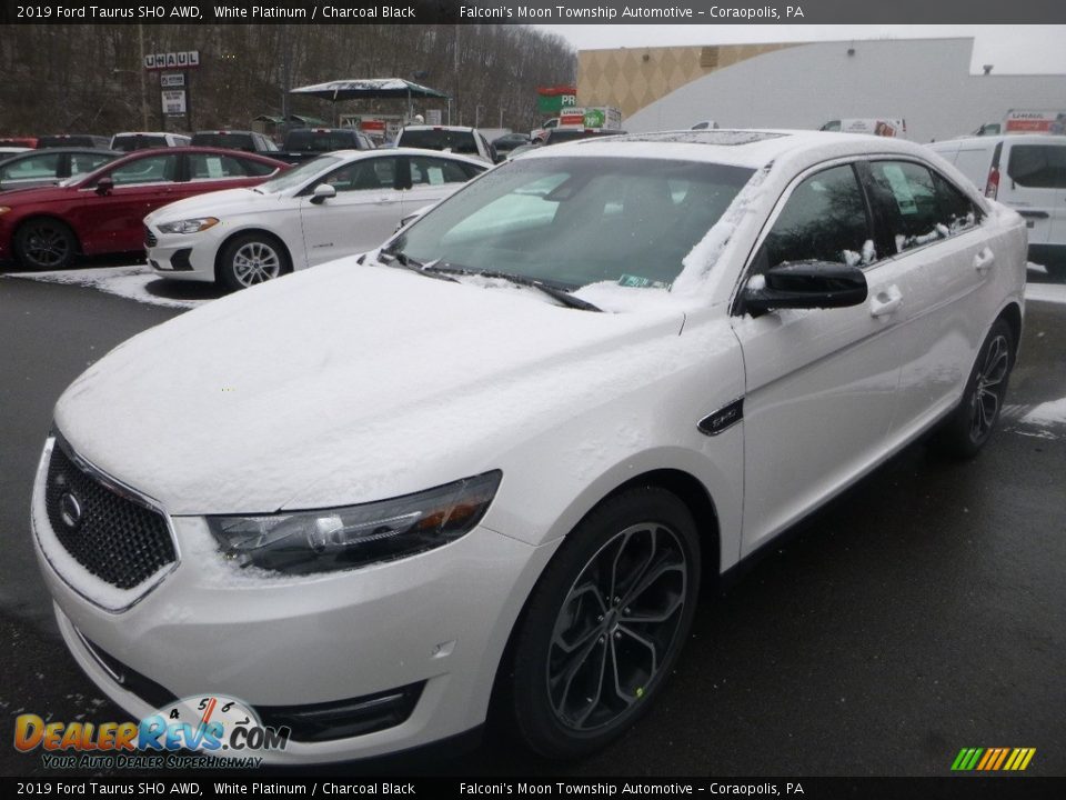 2019 Ford Taurus SHO AWD White Platinum / Charcoal Black Photo #4