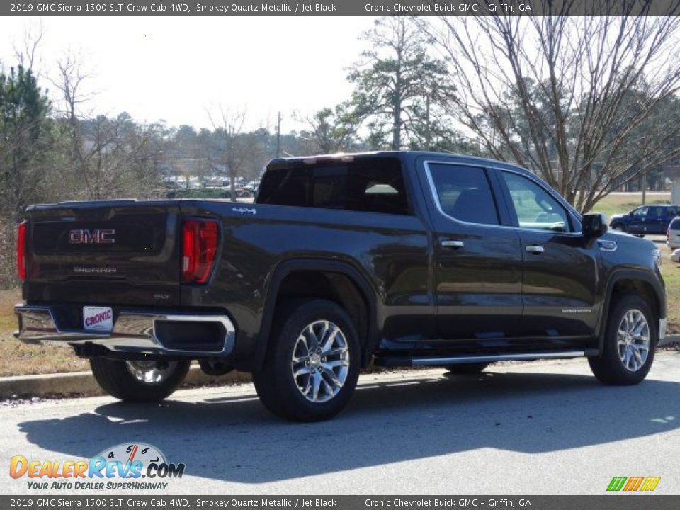 2019 GMC Sierra 1500 SLT Crew Cab 4WD Smokey Quartz Metallic / Jet Black Photo #3