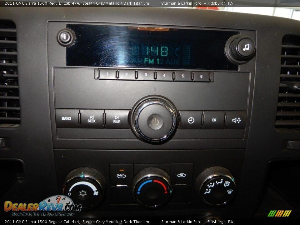 2011 GMC Sierra 1500 Regular Cab 4x4 Stealth Gray Metallic / Dark Titanium Photo #24
