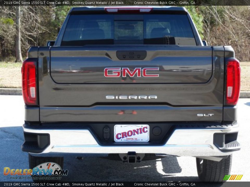 2019 GMC Sierra 1500 SLT Crew Cab 4WD Smokey Quartz Metallic / Jet Black Photo #7